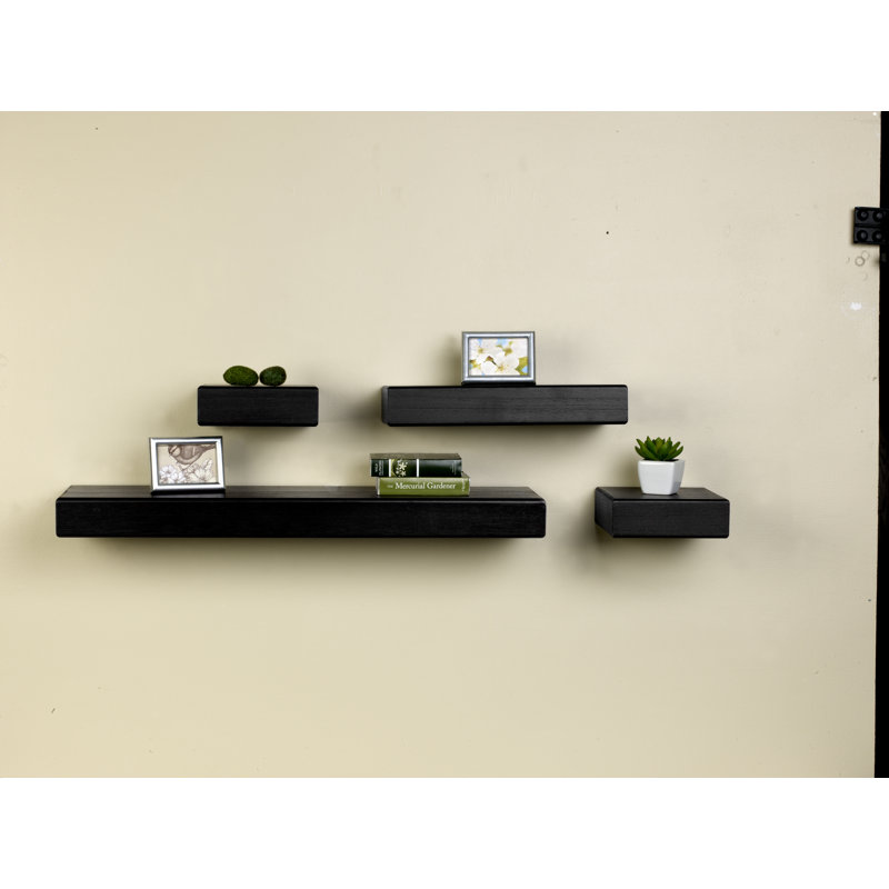 Latitude Run® Josmary Ledge 4 Piece Floating Shelf Set & Reviews Wayfair